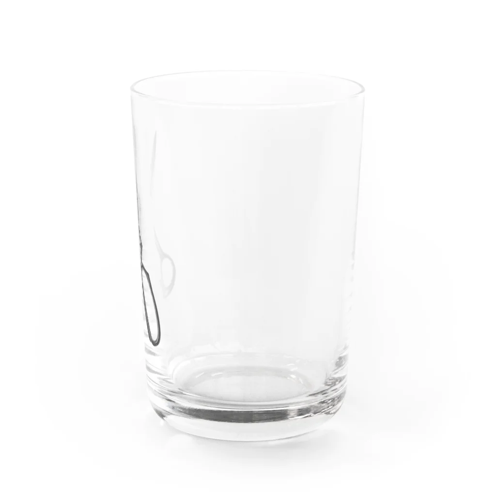 Yopioの鋏男 Water Glass :right