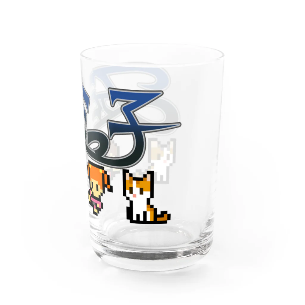 ファミっ子プレイ動画オリジナルグッズのファミっ子レトロキャラ Water Glass :right