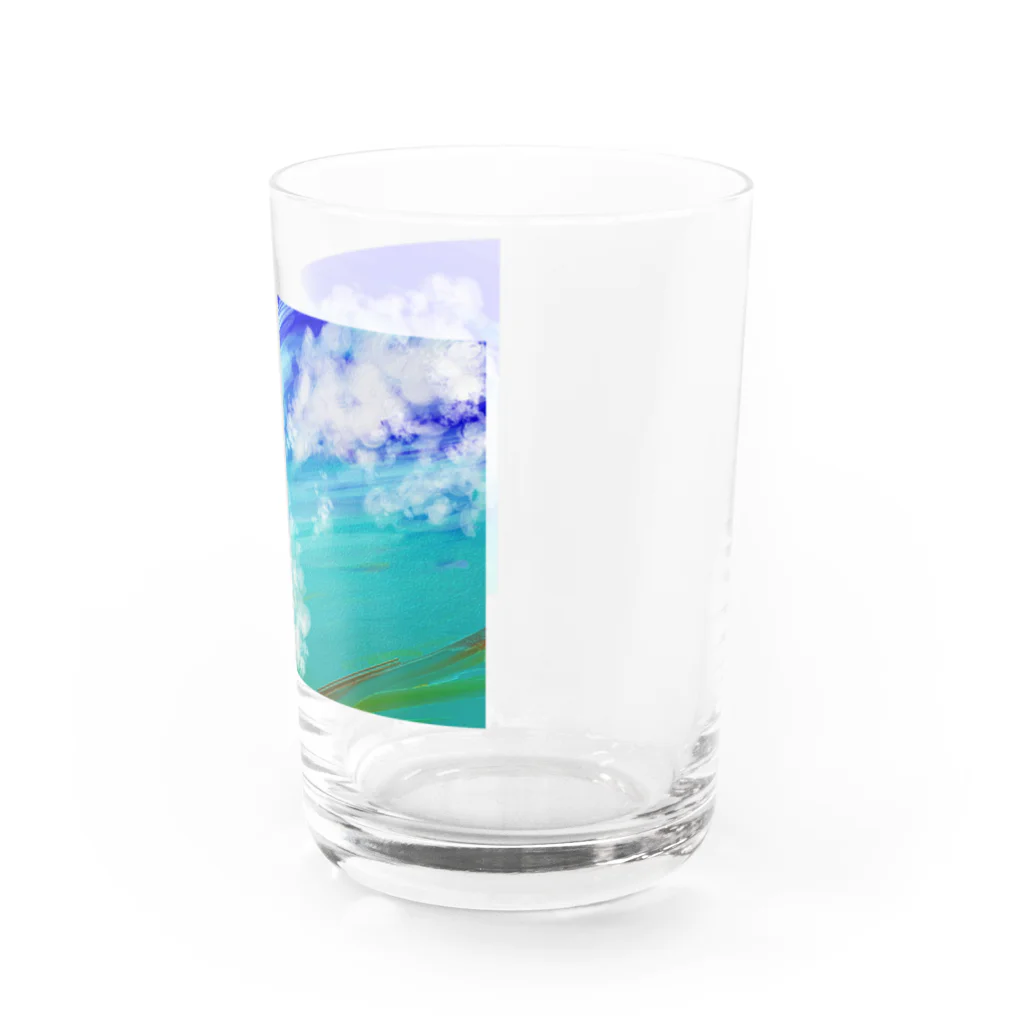 オー！サマー！のスカイ・クラフト Water Glass :right