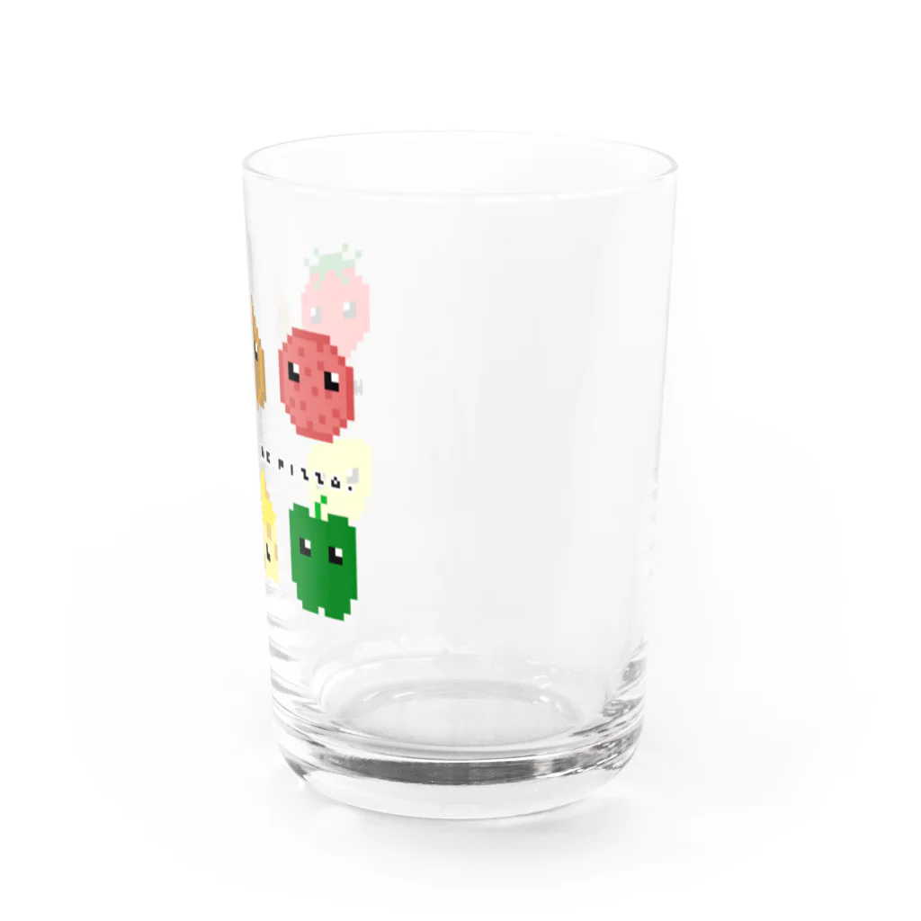 KANAMI_n_creationのWe want to be pizza. Water Glass :right