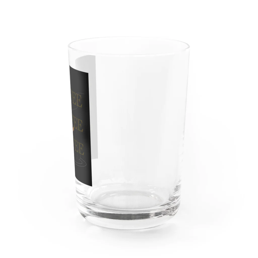 しろうさぎのくろうさぎのコーヒーブレイク Water Glass :right