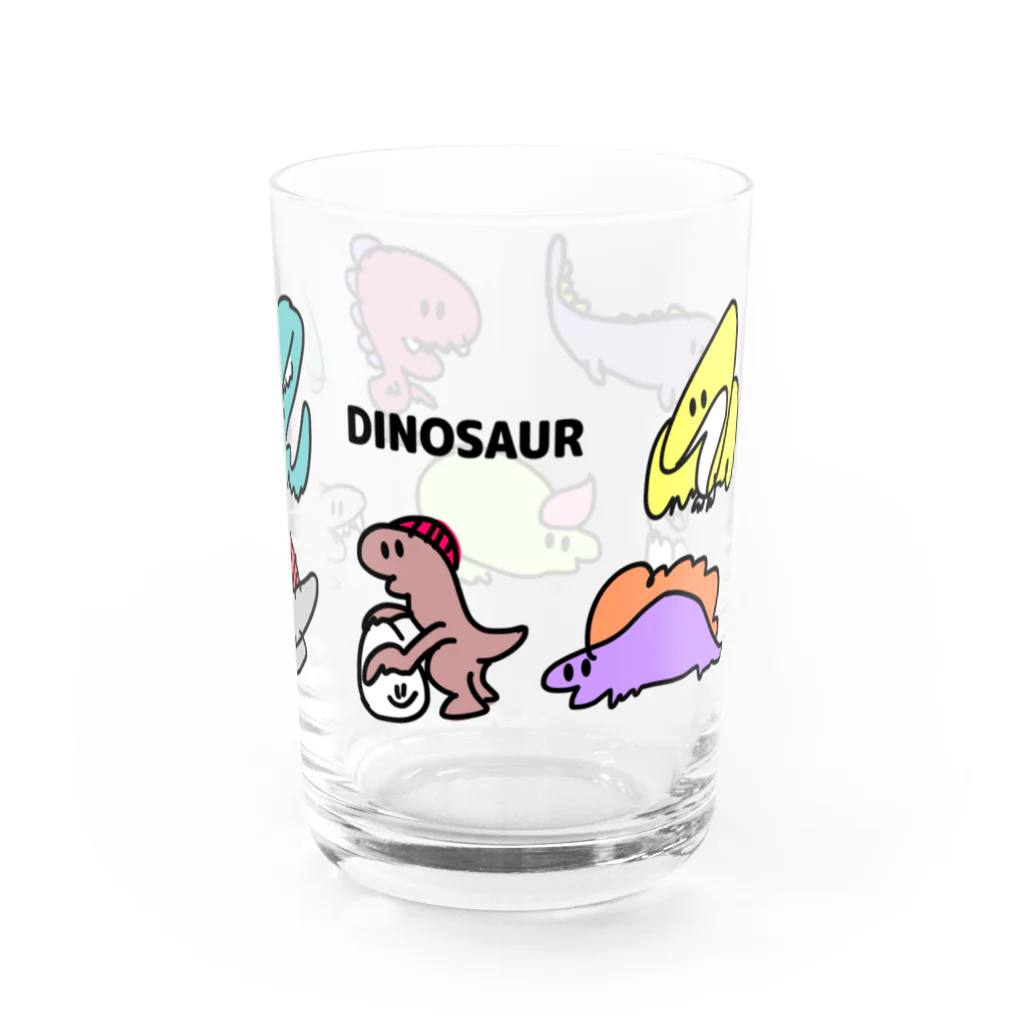 ac045🧠の恐竜ちゃん グラス右面