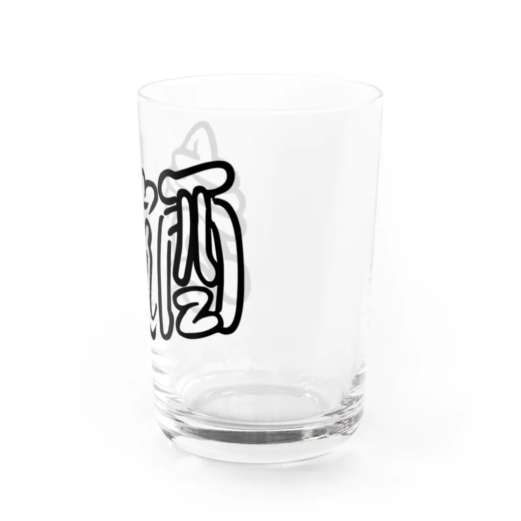 TYPOGRAPHIESの麦酒グラス Water Glass :right