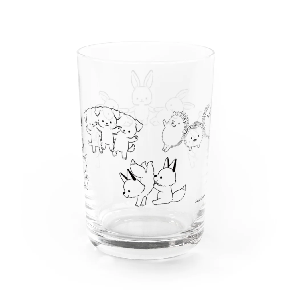 すずきいときちの動物組体操合同競技 Water Glass :right