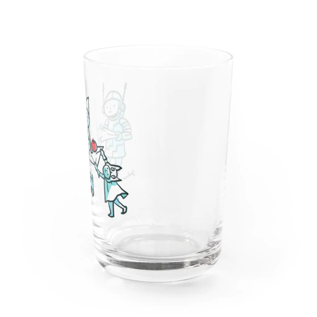 あかるいみらいけんきゅうじょのみんなであそぶとたのしいよ。 Water Glass :right