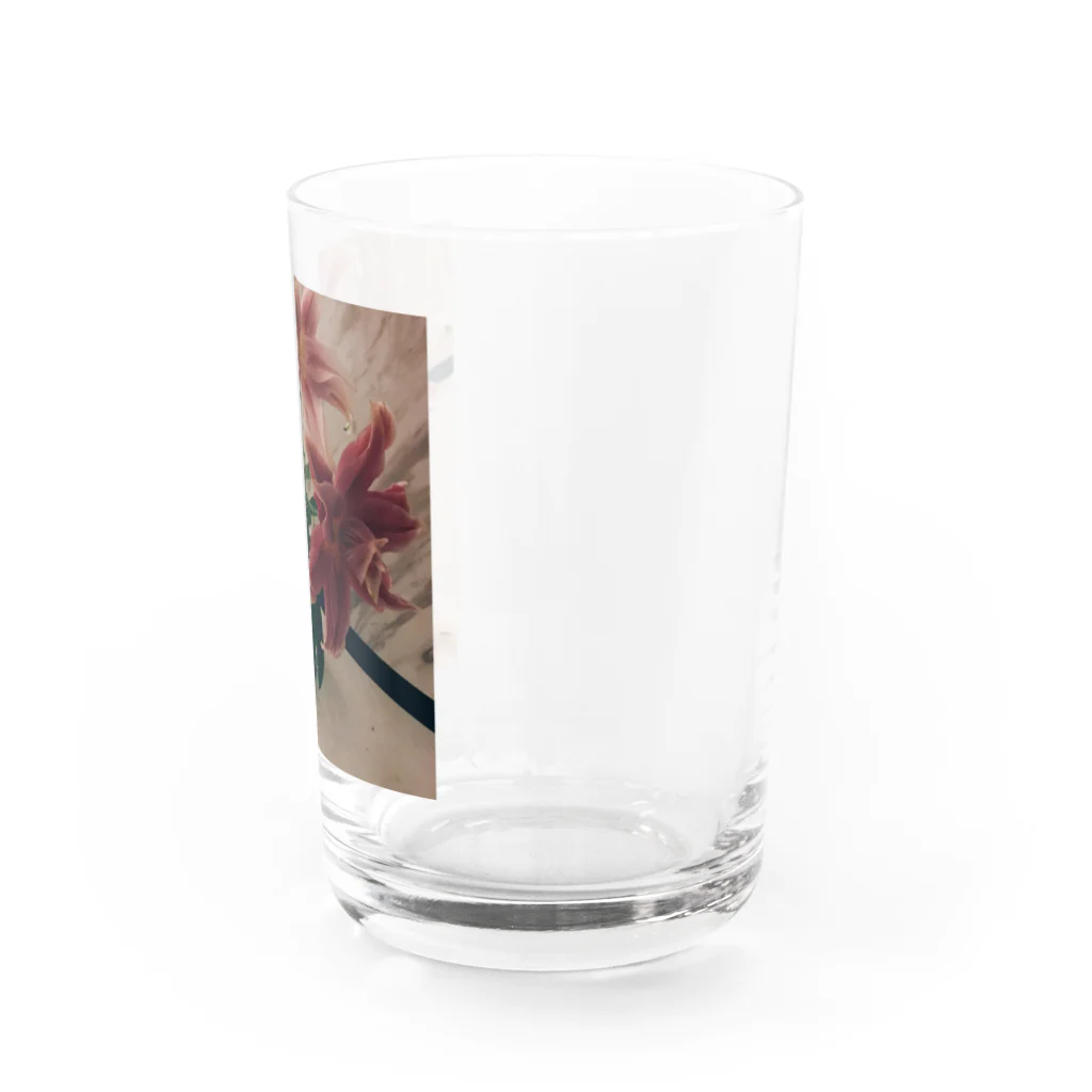 acaneの百合はらり Water Glass :right