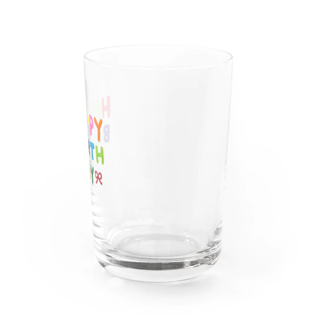 tanpokosanのハッピバースデー Water Glass :right