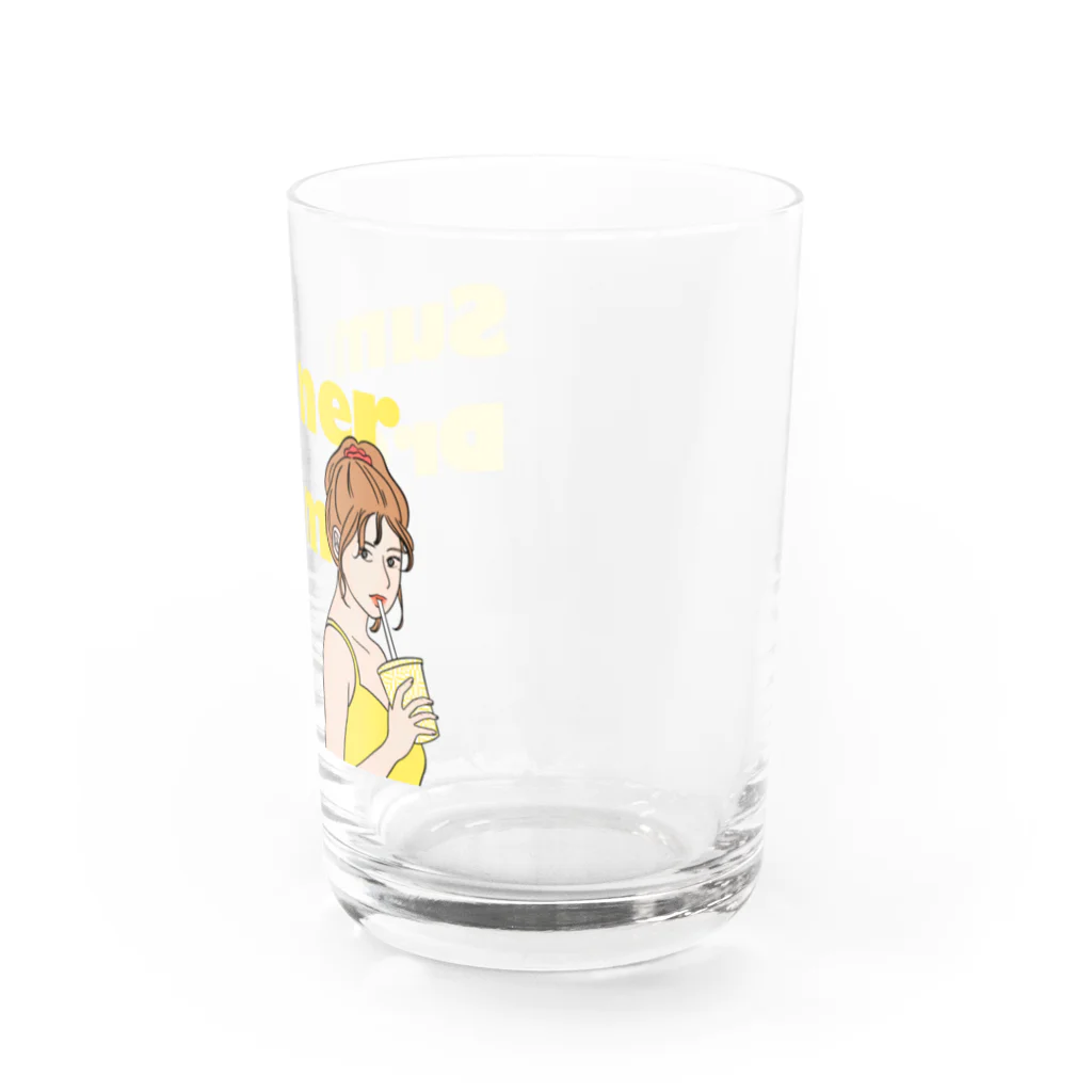 まぁり商店のSummer Dream Water Glass :right