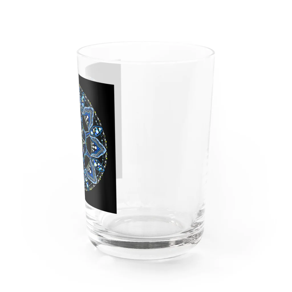 始季彩＠suzuriの薄氷−点描曼荼羅 Water Glass :right