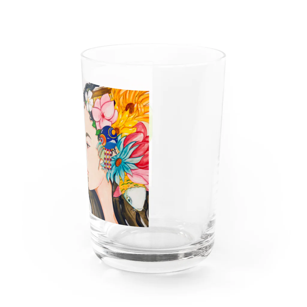 Art glass shop　ゑ琉沙の「The world」 Water Glass :right