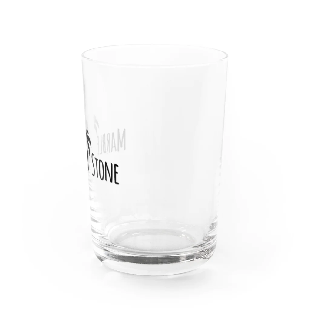 Marble☺︎Stoneのシンプルロゴ雑貨シリーズ Water Glass :right