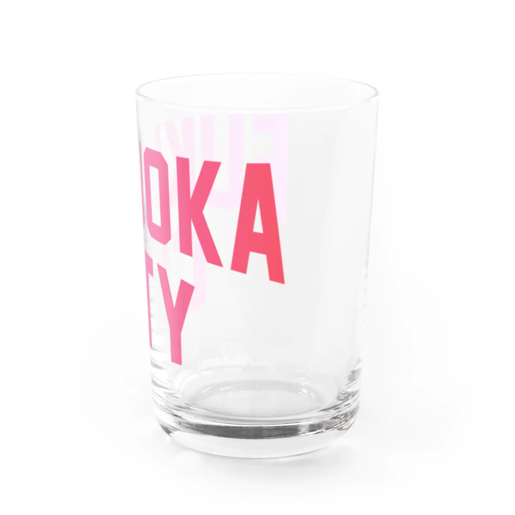 JIMOTO Wear Local Japanの福岡市 FUKUOKA CITY Water Glass :right