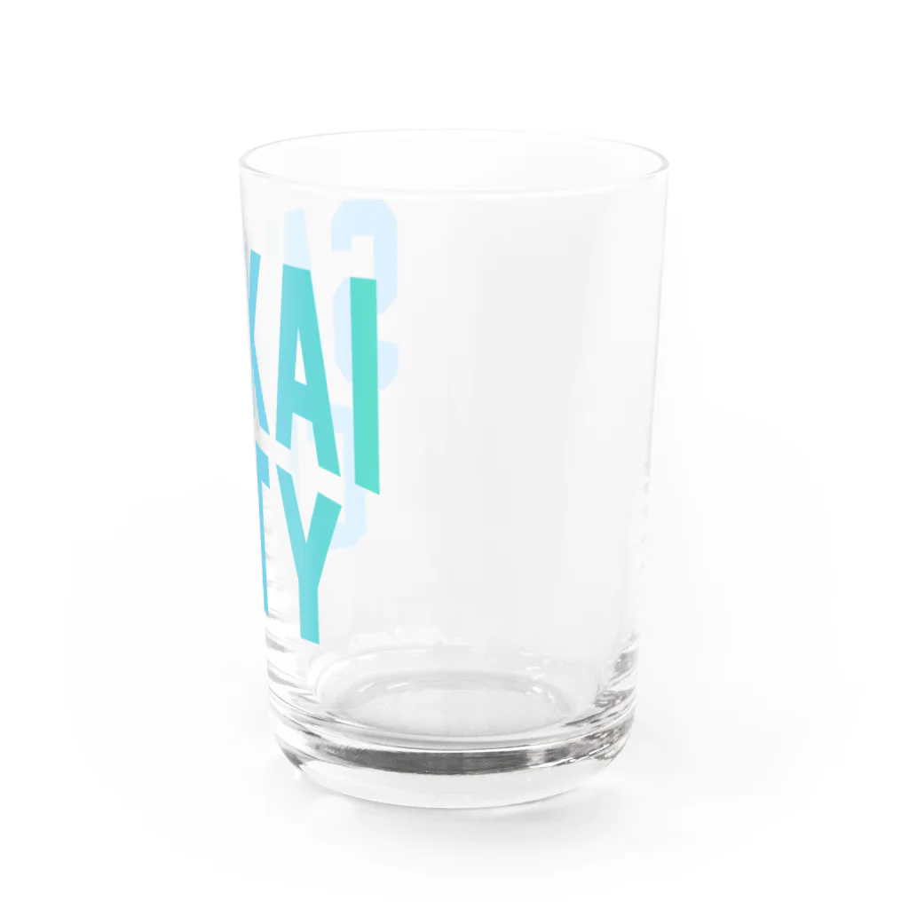 JIMOTOE Wear Local Japanの堺市 SAKAI CITY Water Glass :right