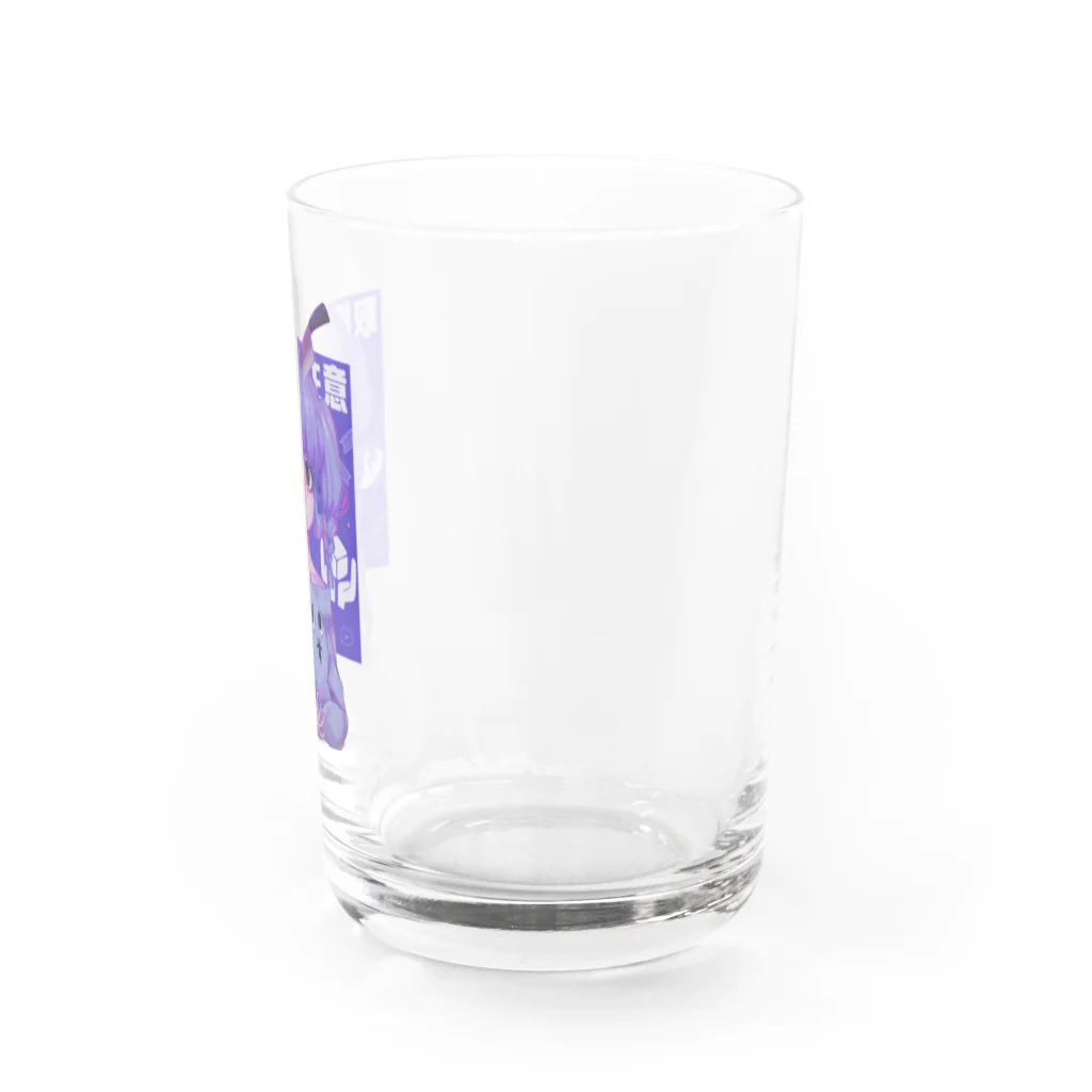 ぽこてんの取扱注意 Water Glass :right