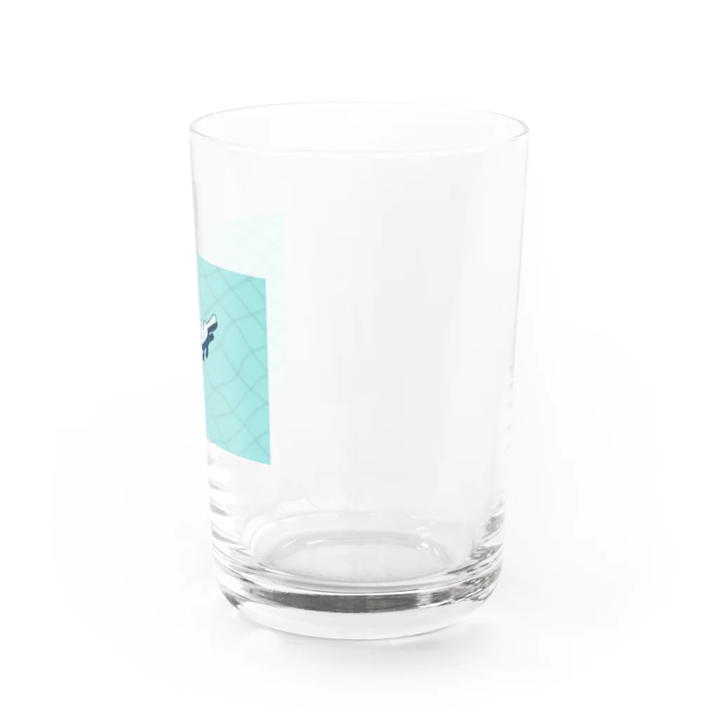 あたまよわよわの泳ぐネコ、さかもと Water Glass :right