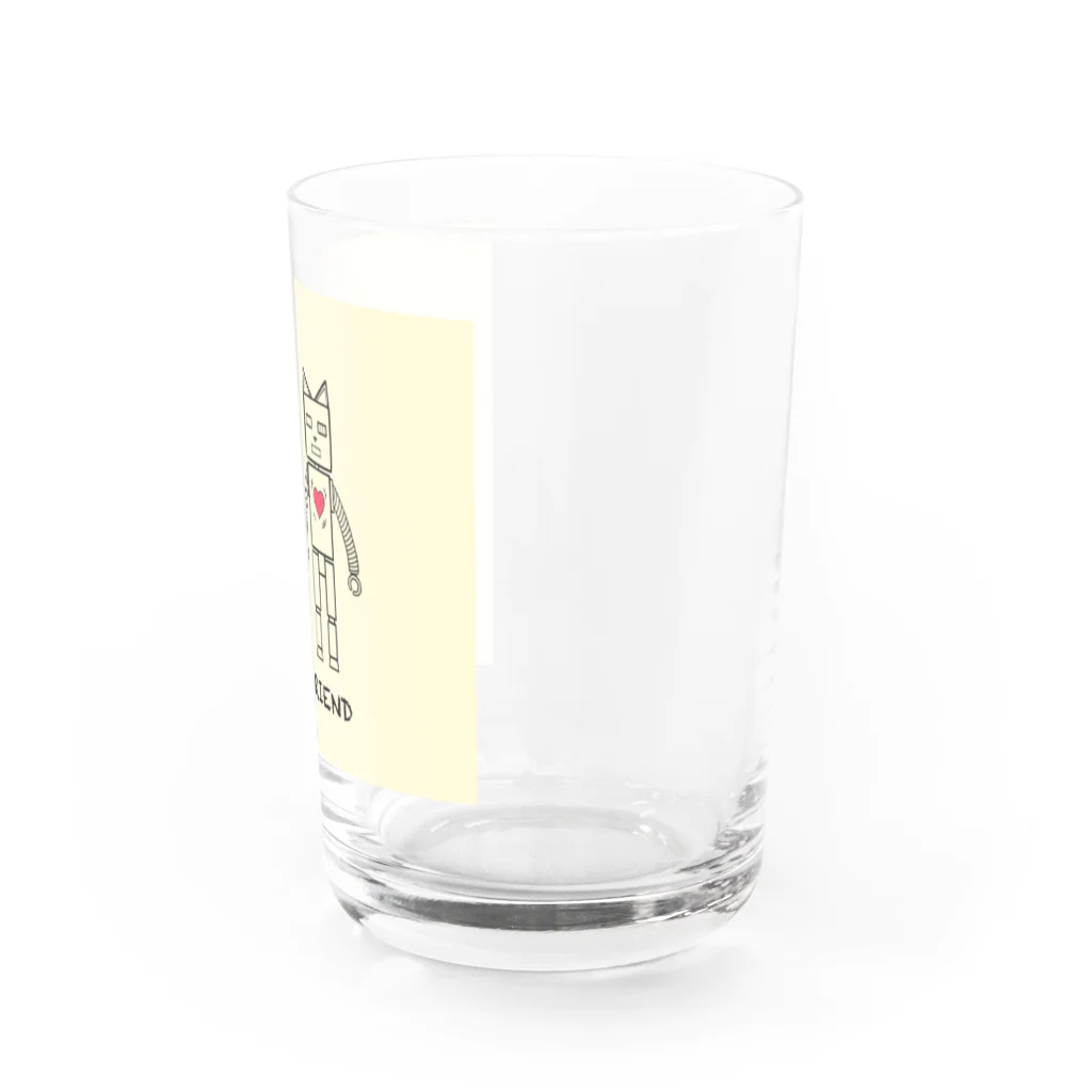 猫の隠れ家のベストフレンド Water Glass :right