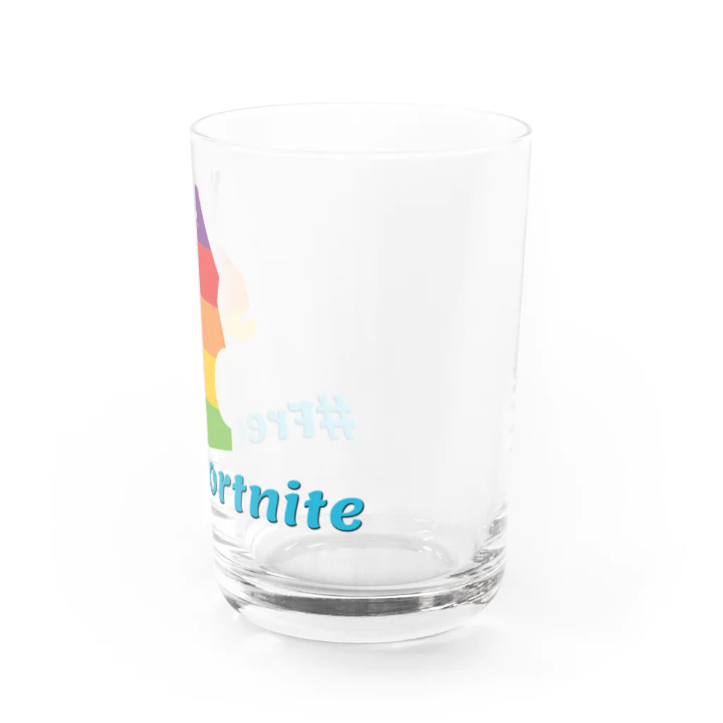 Cartoon☆style☆Fortniteの#FreeFortnite　フォートナイト【公式許可あり】ラマらま Water Glass :right