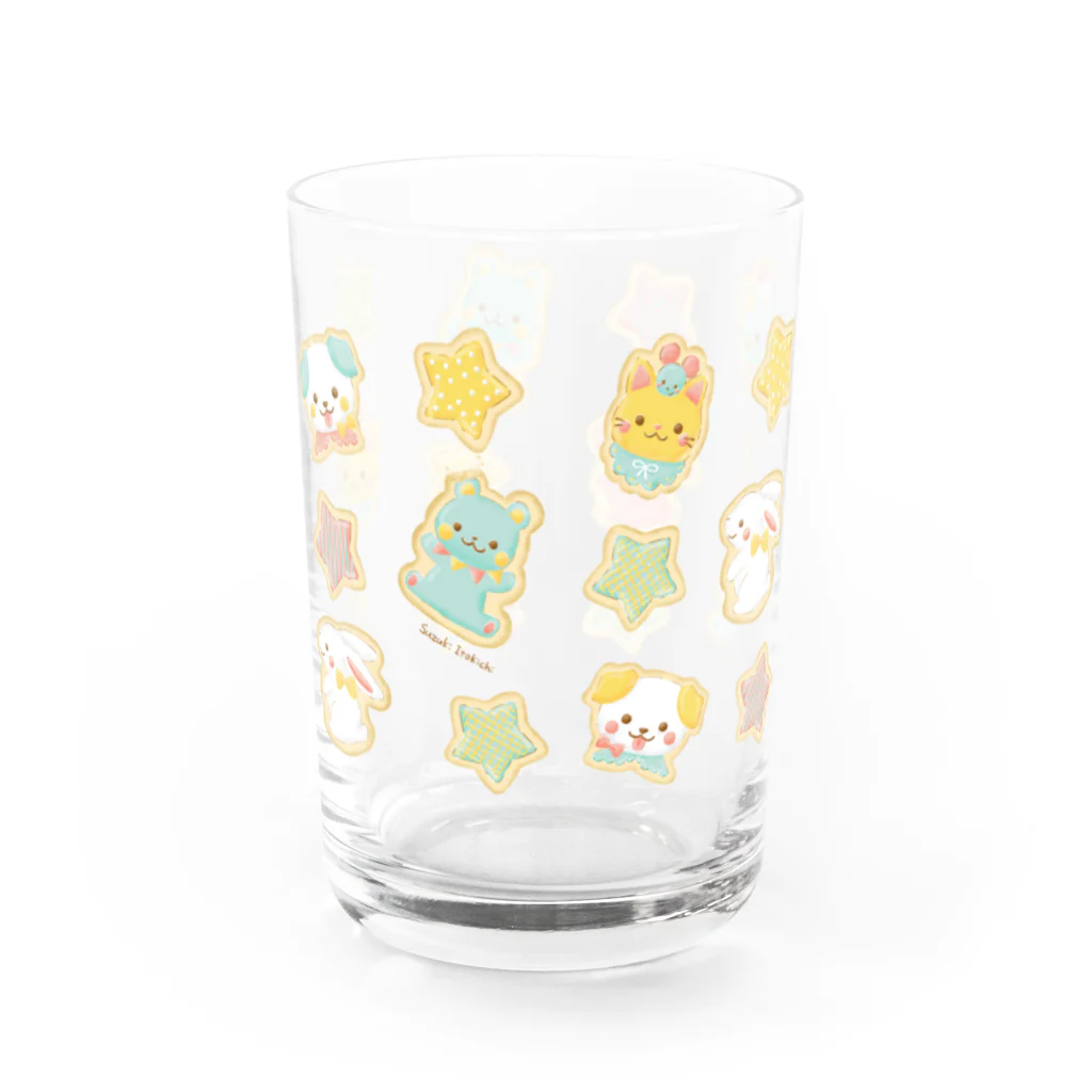 すずきいときちのどうぶつクッキー Water Glass :right