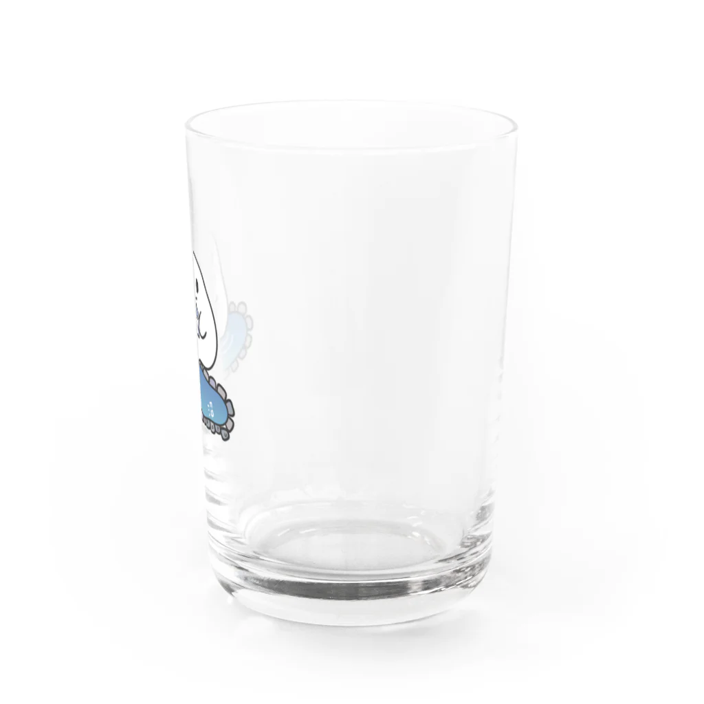 POYUPOYUの石ころポユ君ーデュモルチェライトインクォーツ版 Water Glass :right