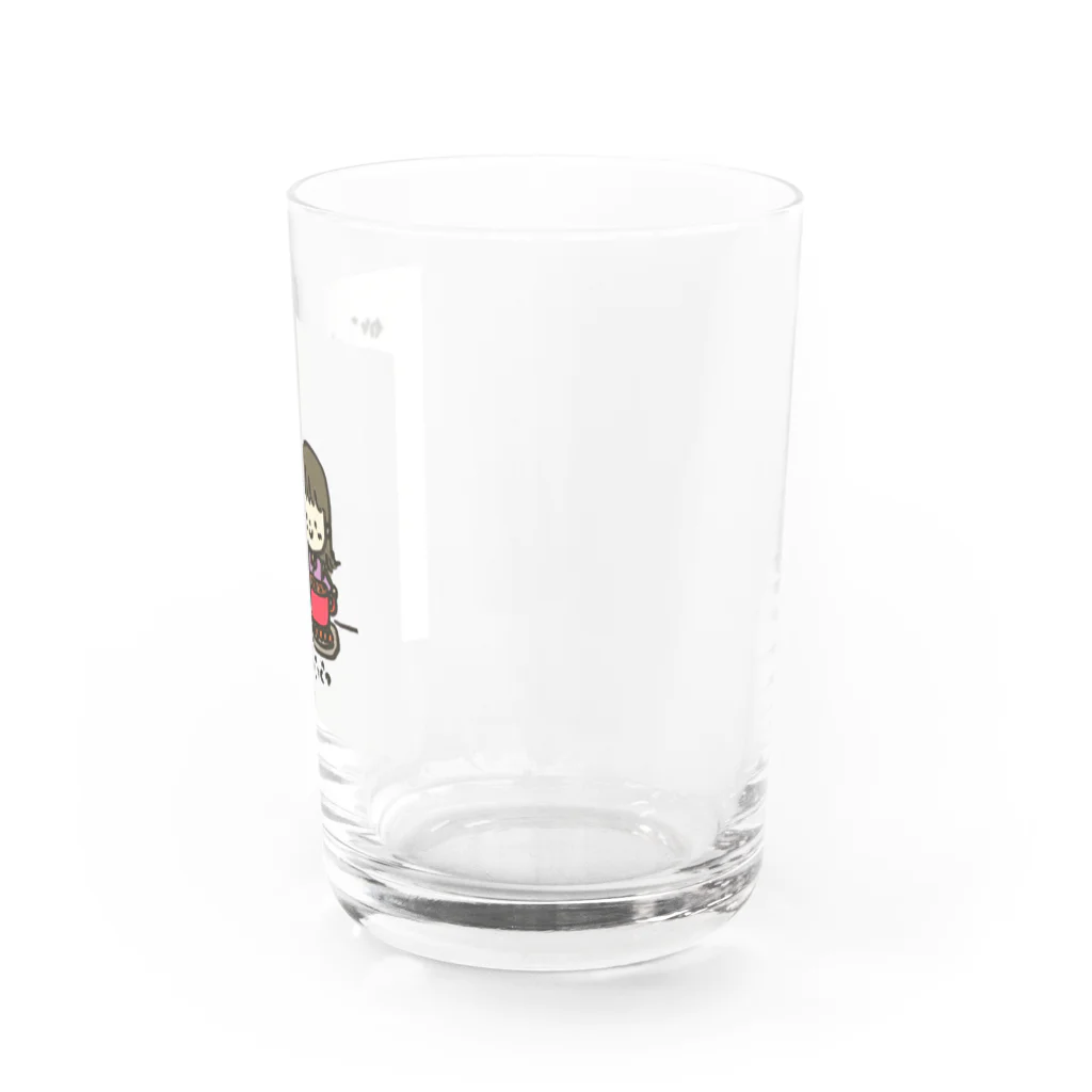 にゃんこのおみせのカレーおいしいよ Water Glass :right