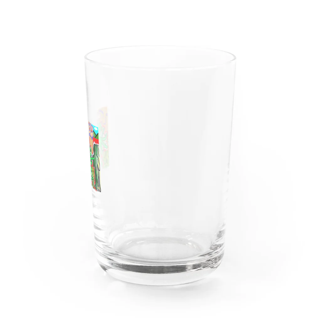 ぶっ飛びの店の四つ葉のクローバー Water Glass :right