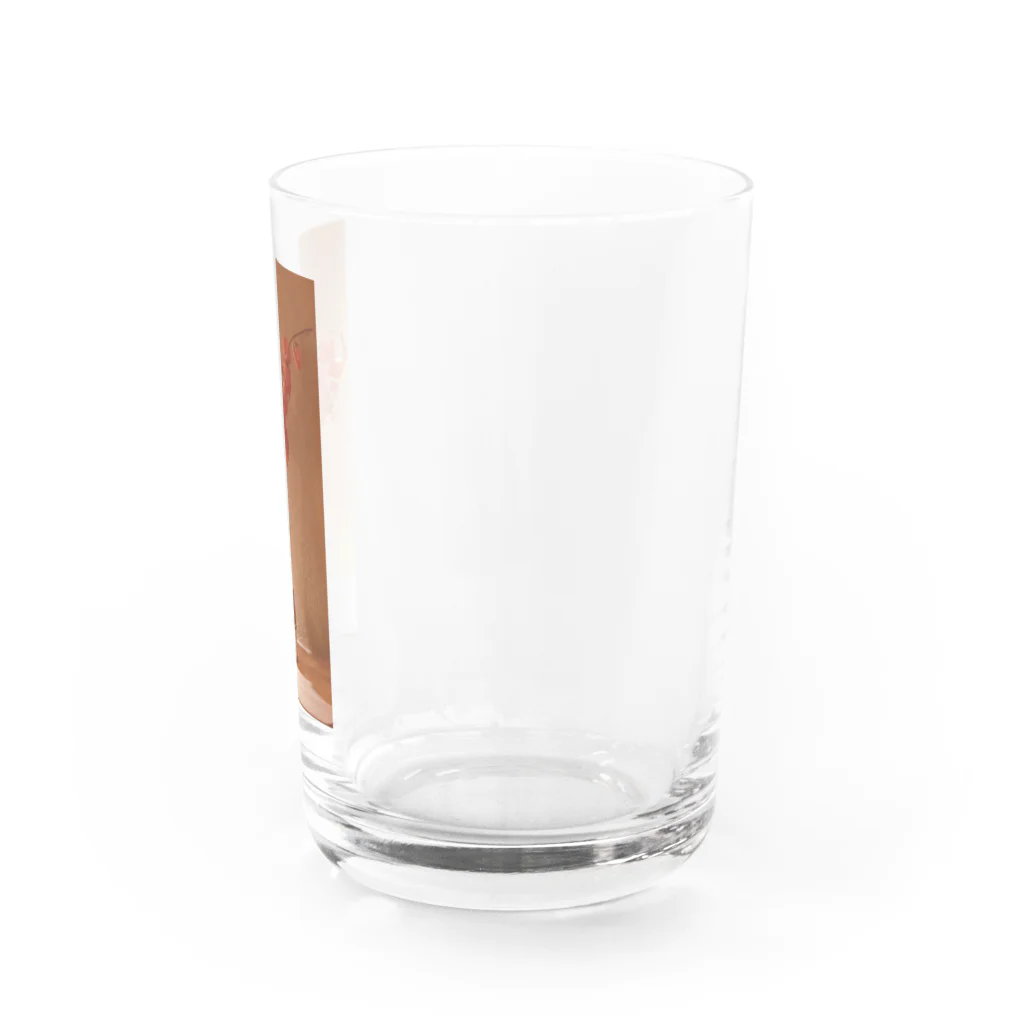 oishii_gohanの暖かみオレンジ Water Glass :right