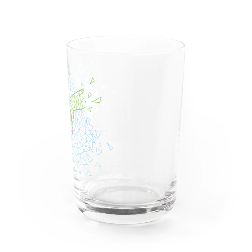 Wildflowerの手と手 Water Glass :right