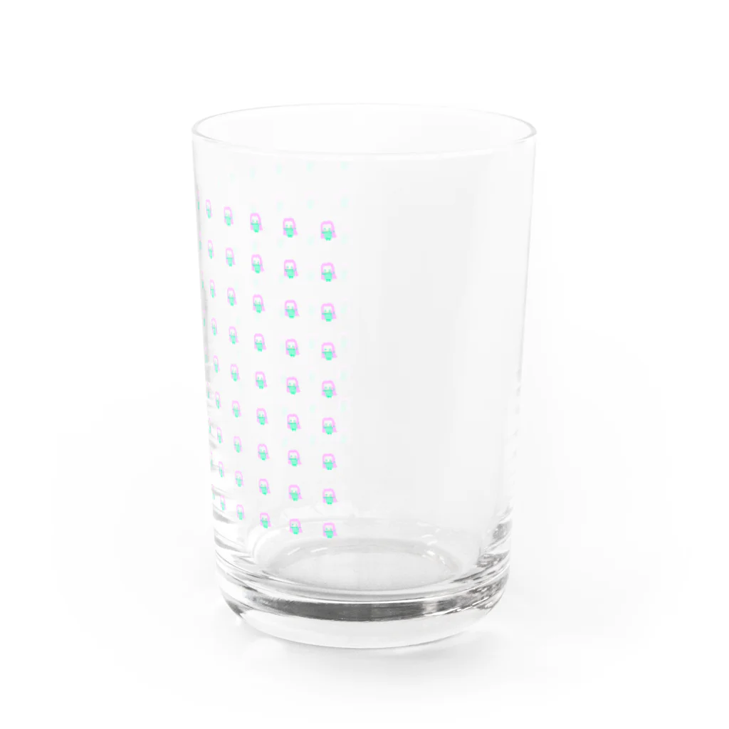 【妖怪高校】妖怪学園高等部 公式のあまびえちゃんの疫病退散グッズ Water Glass :right