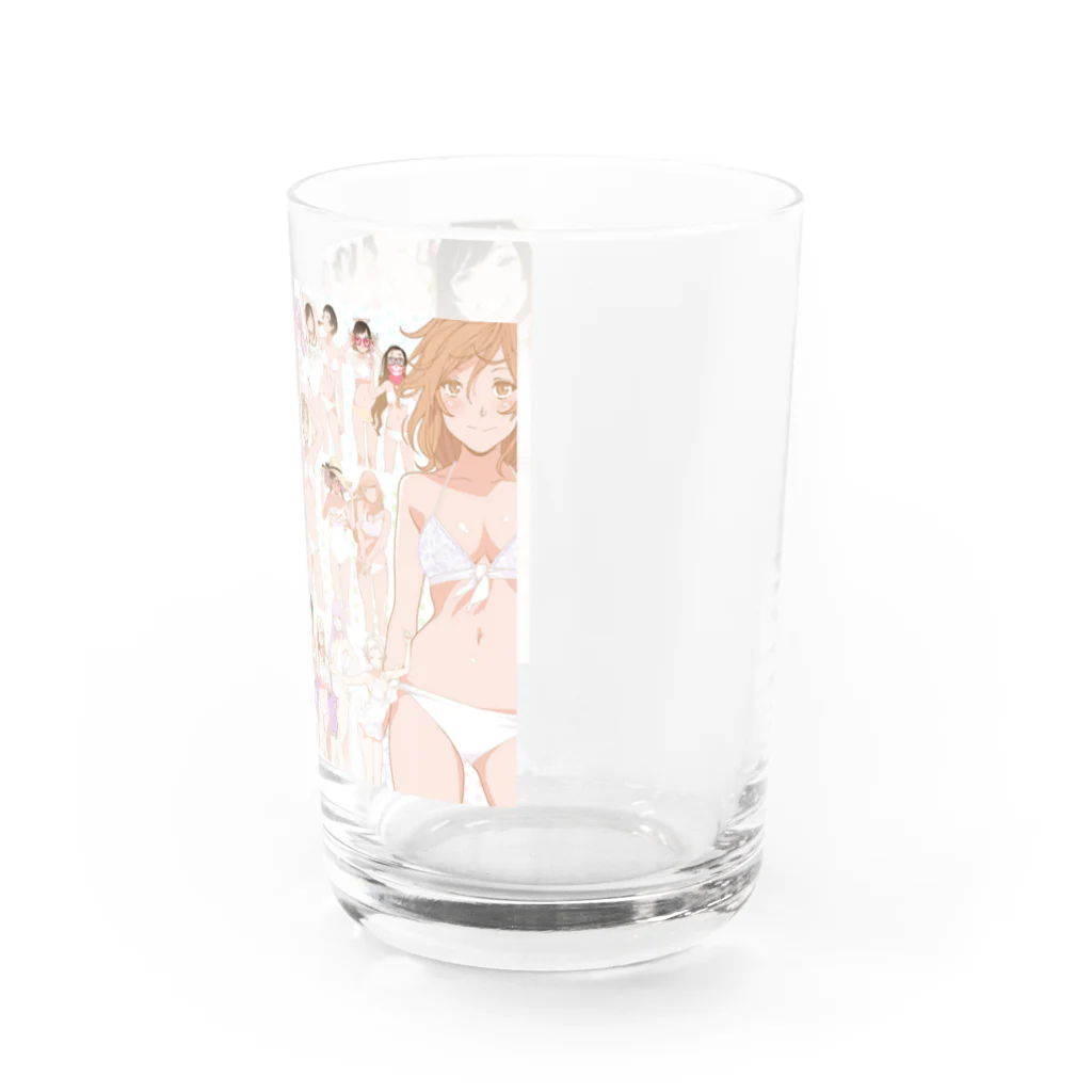 岸虎次郎　オトメの帝国18巻発売中のオトメ水着の楽園 Water Glass :right