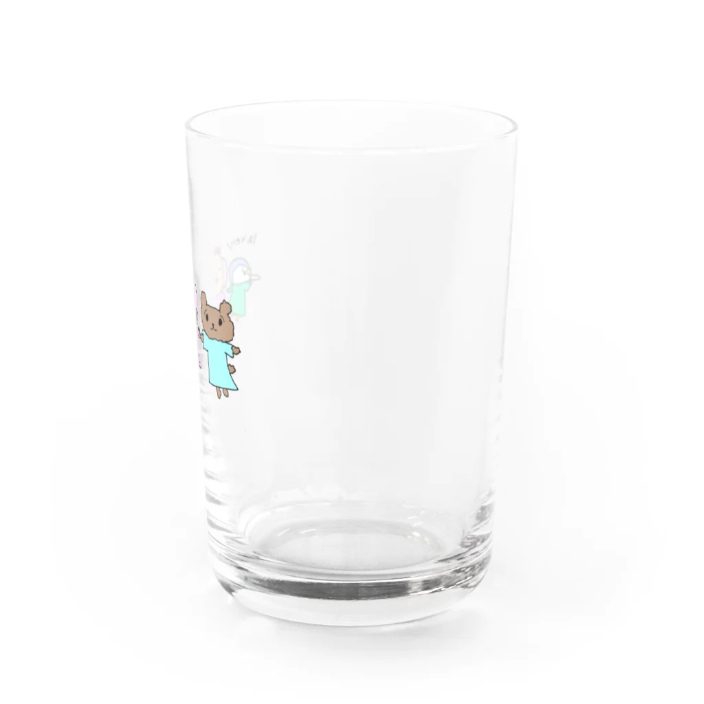 Fummy動物イラストショップのおやつー Water Glass :right