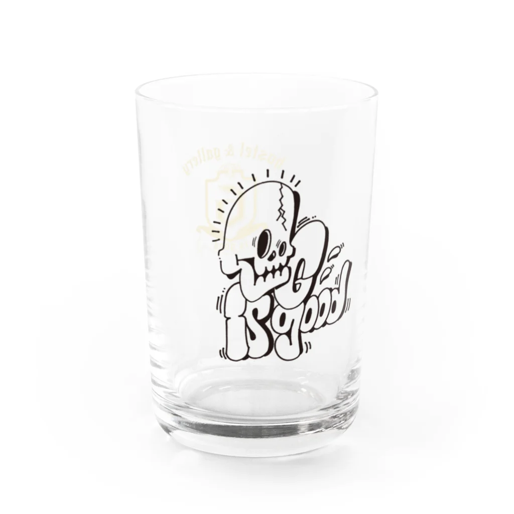 GisGOODのG IS GOOD logo & skull Water Glass :right