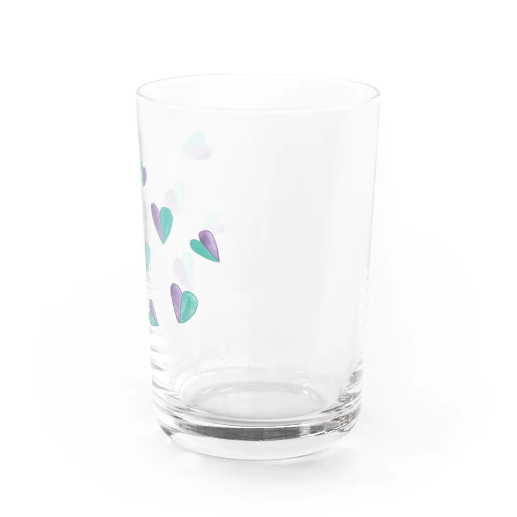 jiminyのハートの葉 Water Glass :right