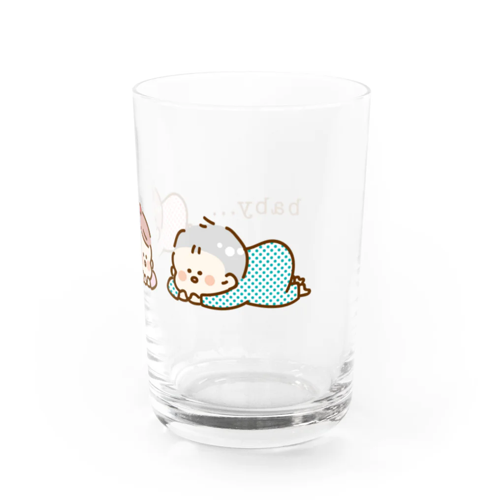 グリ子のbaby... Water Glass :right