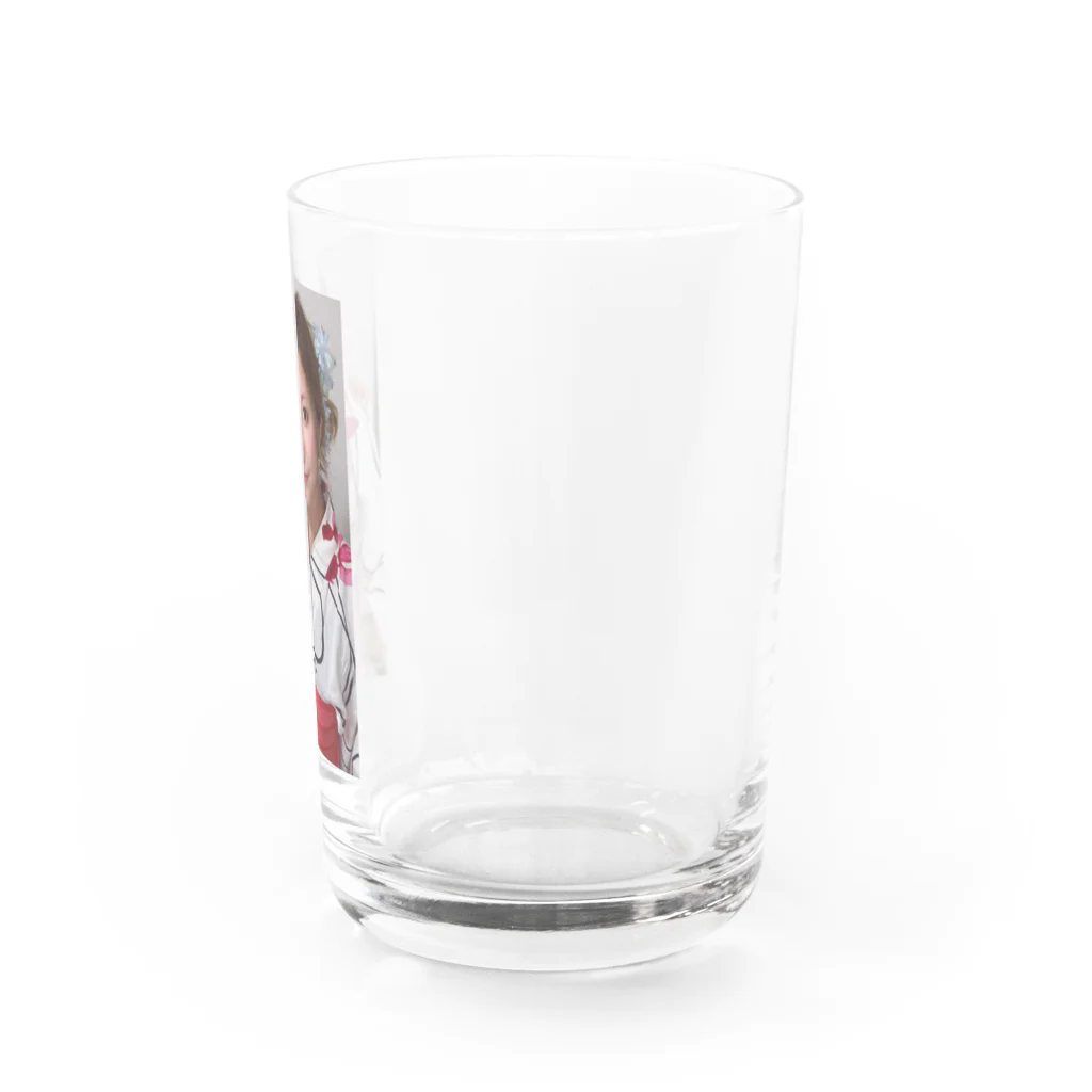 momo_pocochaのももグッズ Water Glass :right