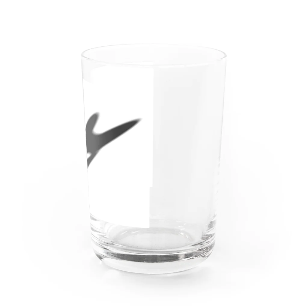 leoleeの和風　お面 Water Glass :right