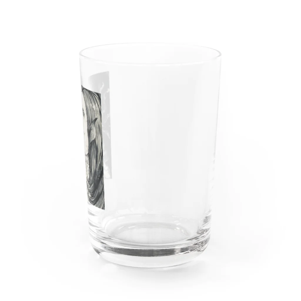 押付美術館のアマビエすみ Water Glass :right