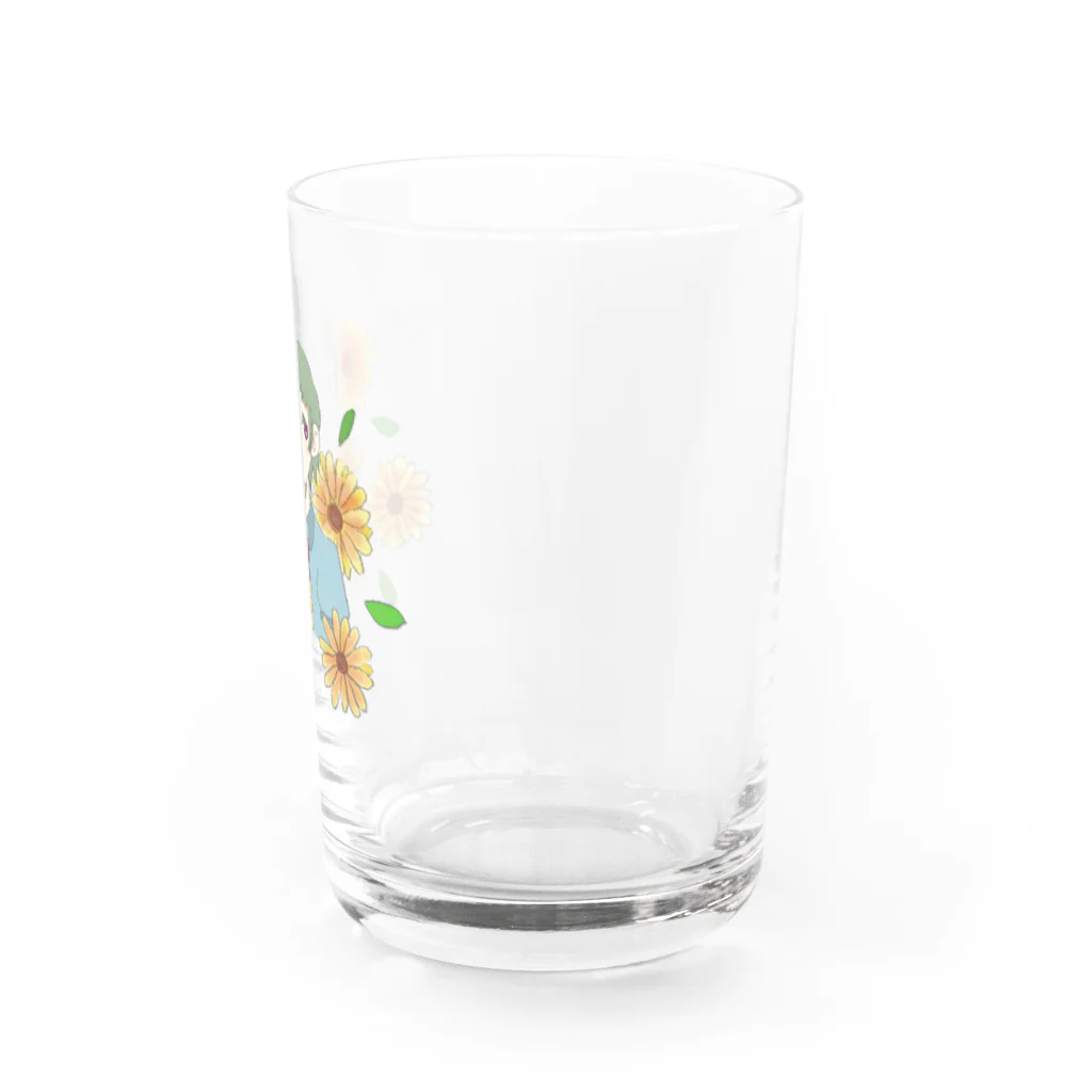 お白湯の脳内の残暑 Water Glass :right