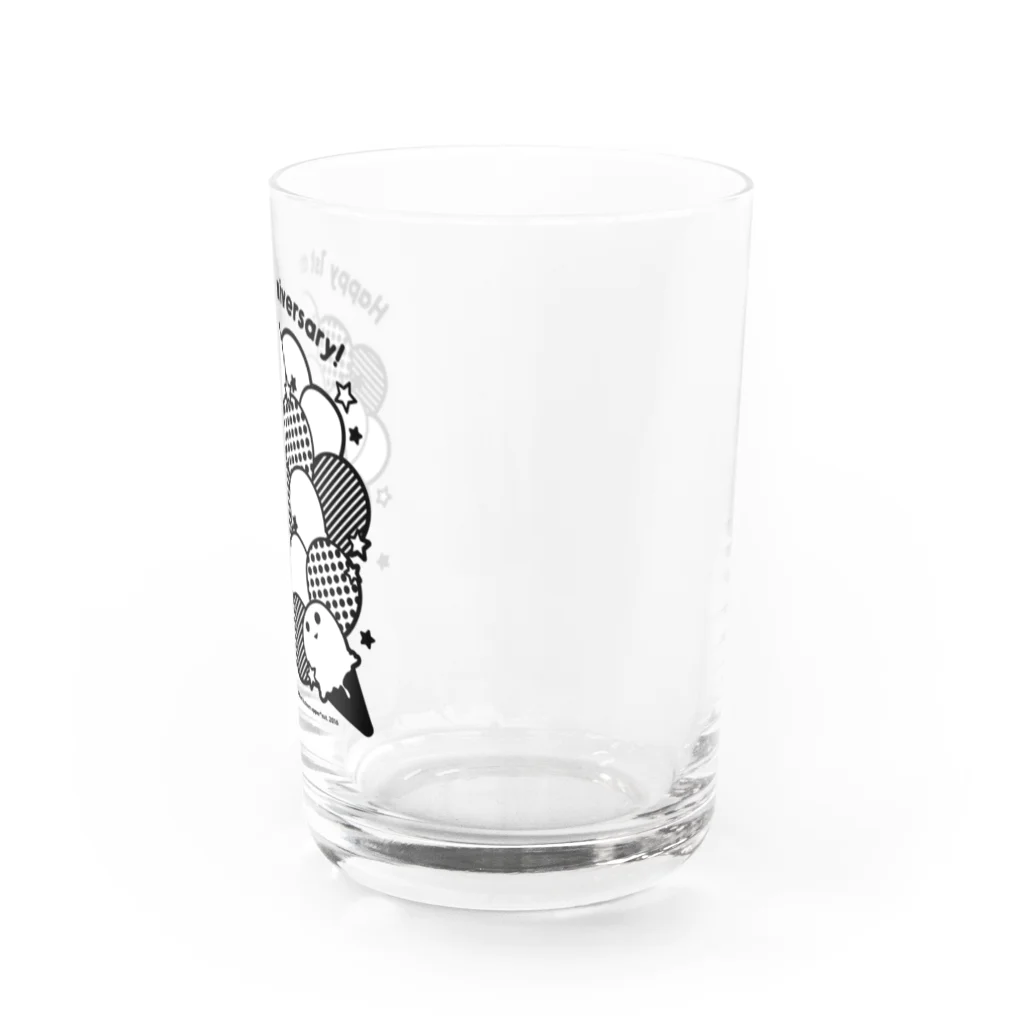 ▲さちねこじかん。幸猫の時光。▲ウェブストアの1st クラッカー　しろくろ Water Glass :right