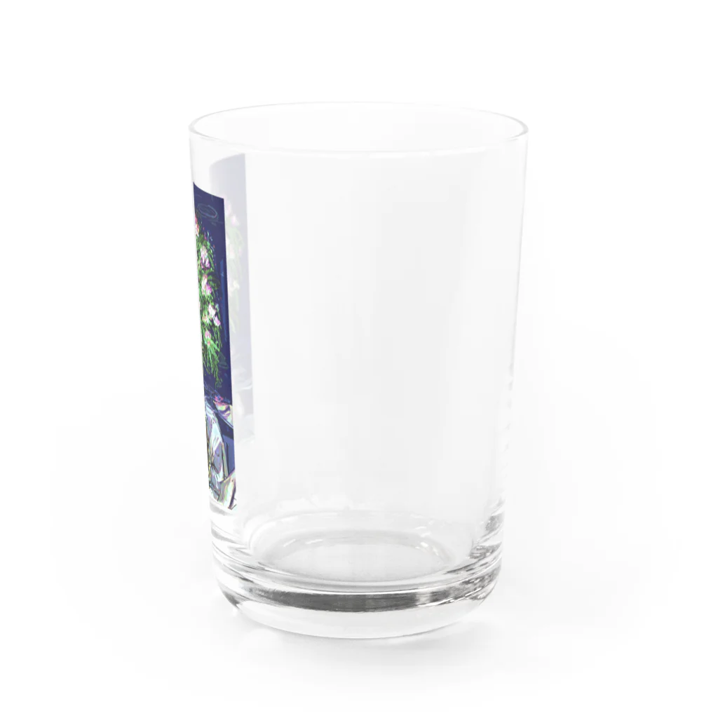 空が青いなのネムノキ Water Glass :right