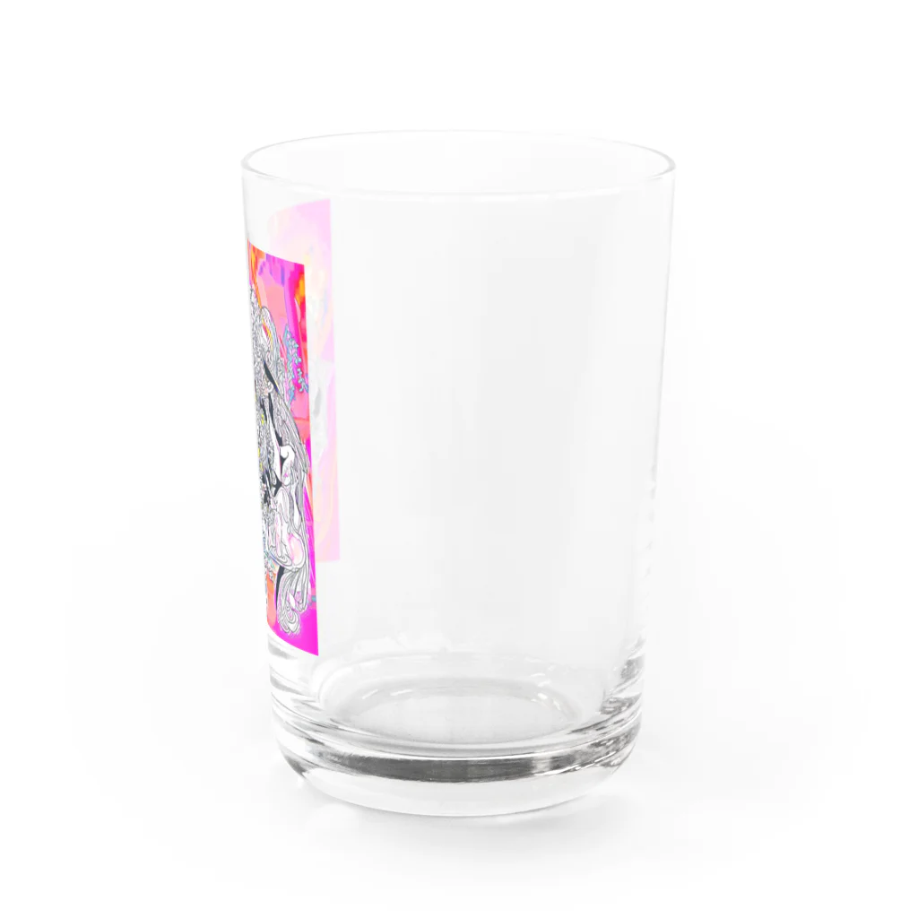 空が青いなのメーテイ Water Glass :right