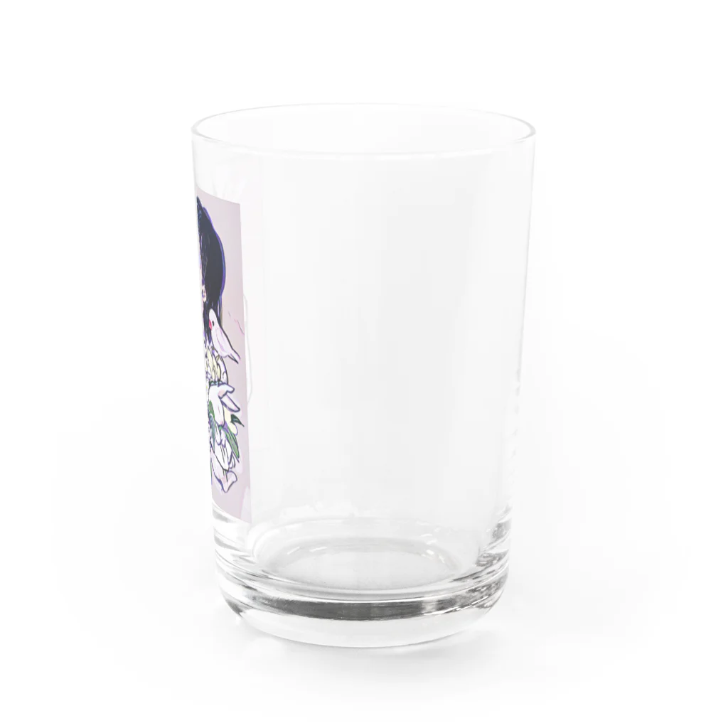 空が青いなのルル Water Glass :right