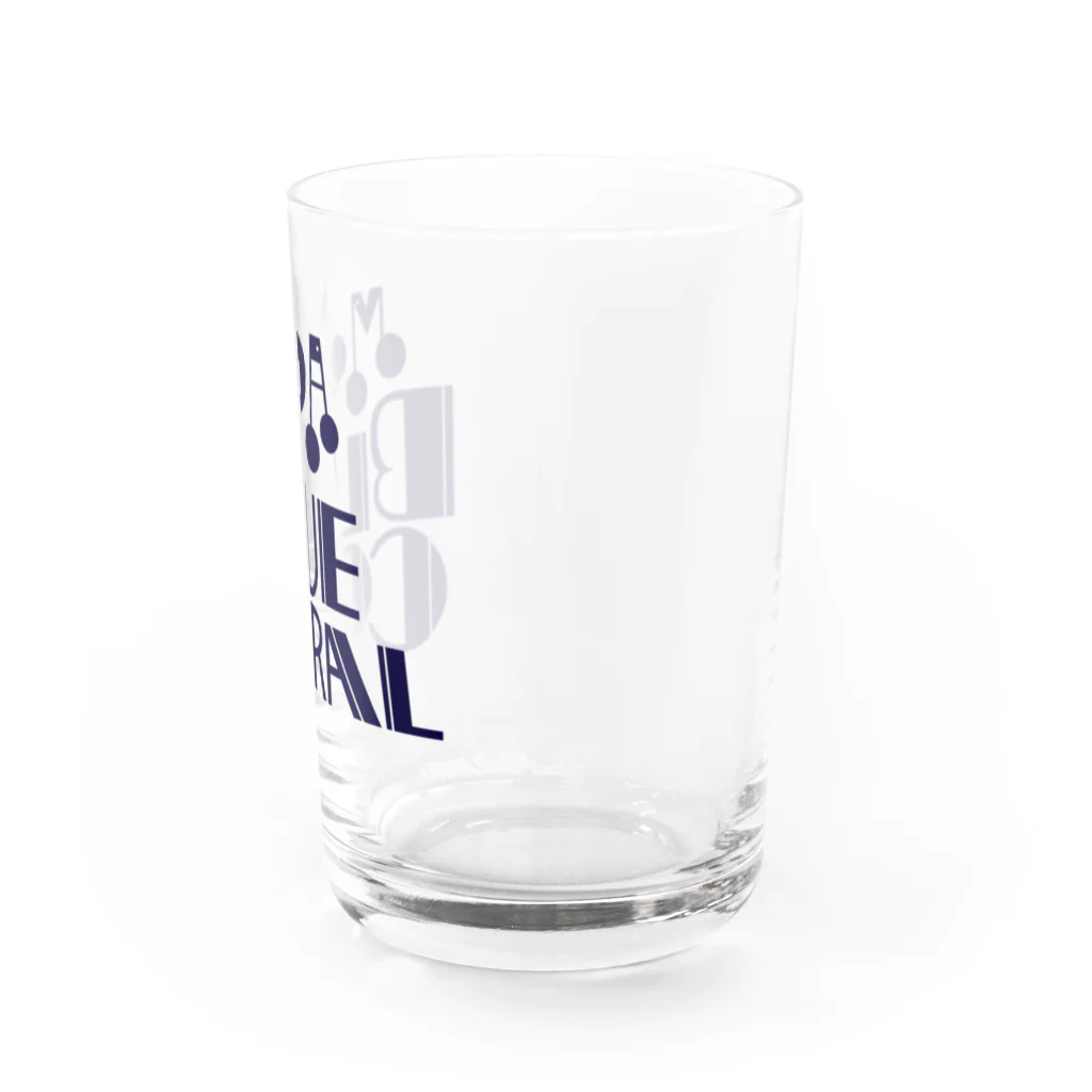 ＭＪＣショップのブルコーロゴ前と後ろ入り色々2 Water Glass :right