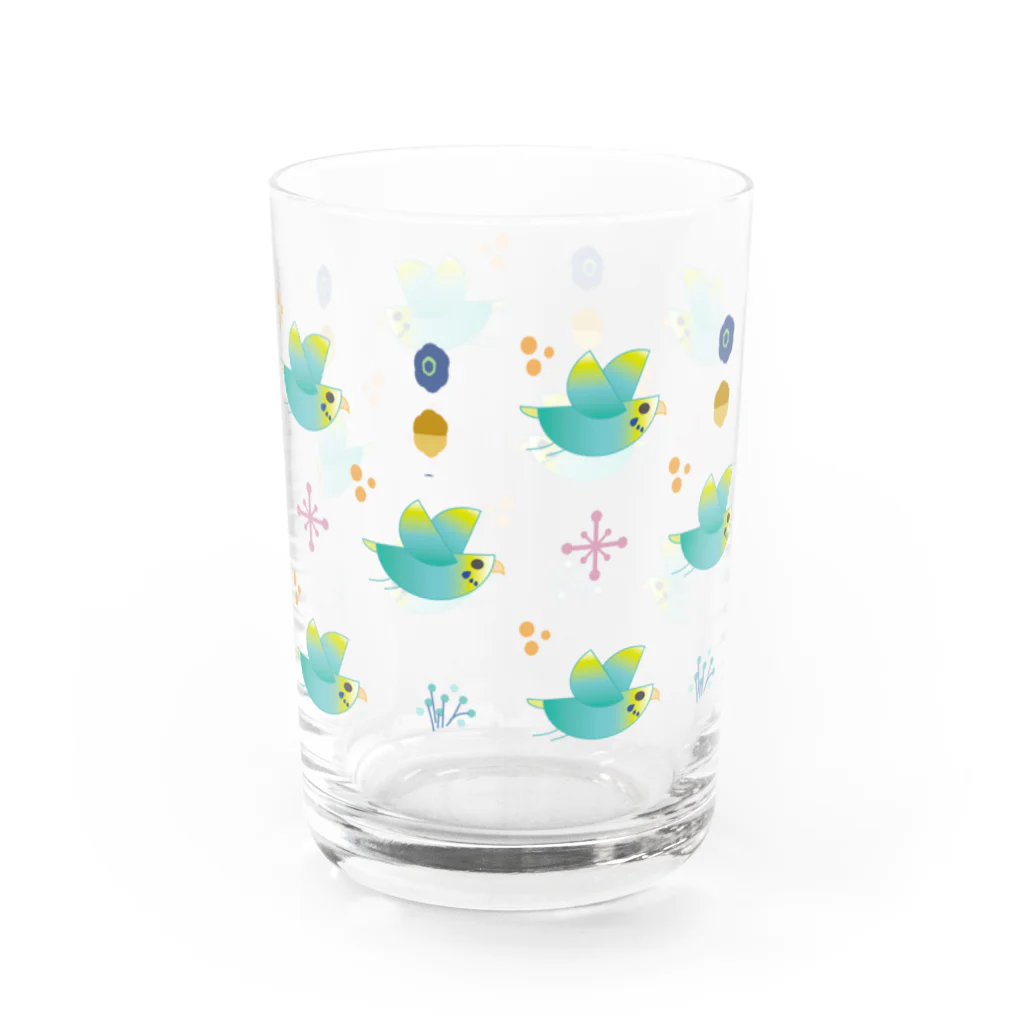 クレアプロップのセキセイインコ Water Glass :right