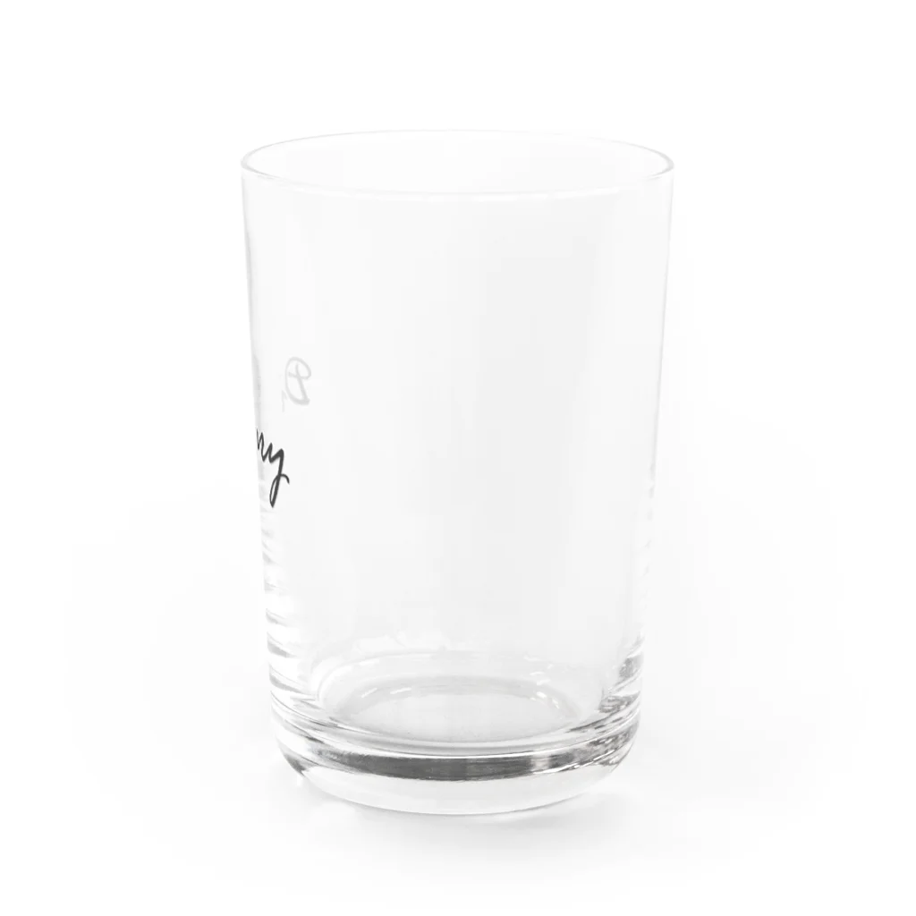 DiaryのDiary logo Water Glass :right