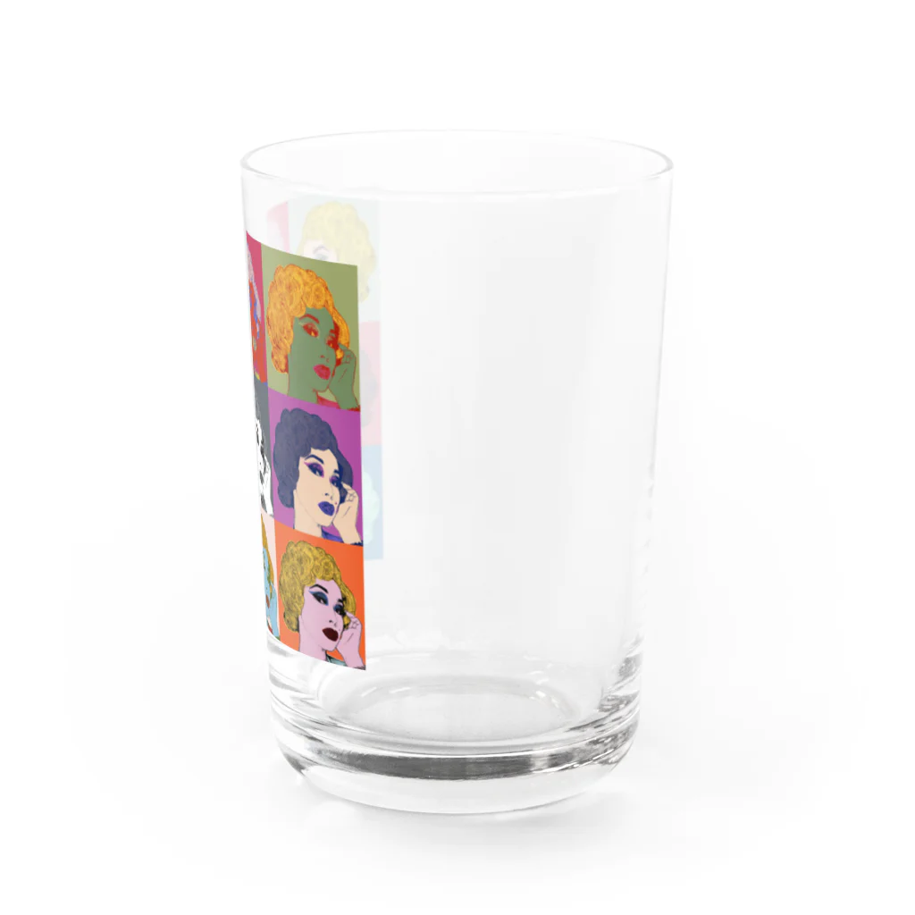 うの UNOのウノリン モンロー Water Glass :right