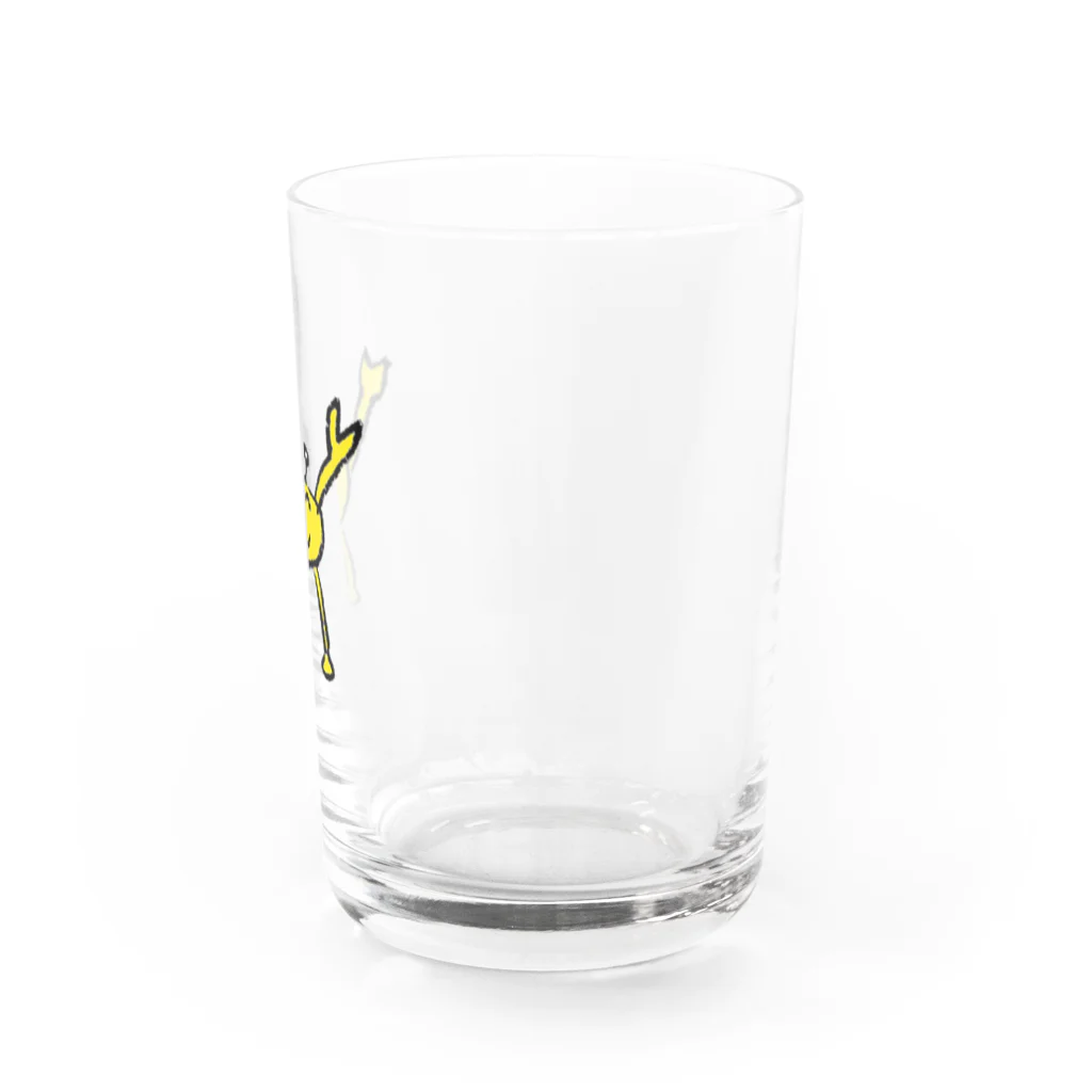 しまだあやショップの黄色いサワガニ Water Glass :right