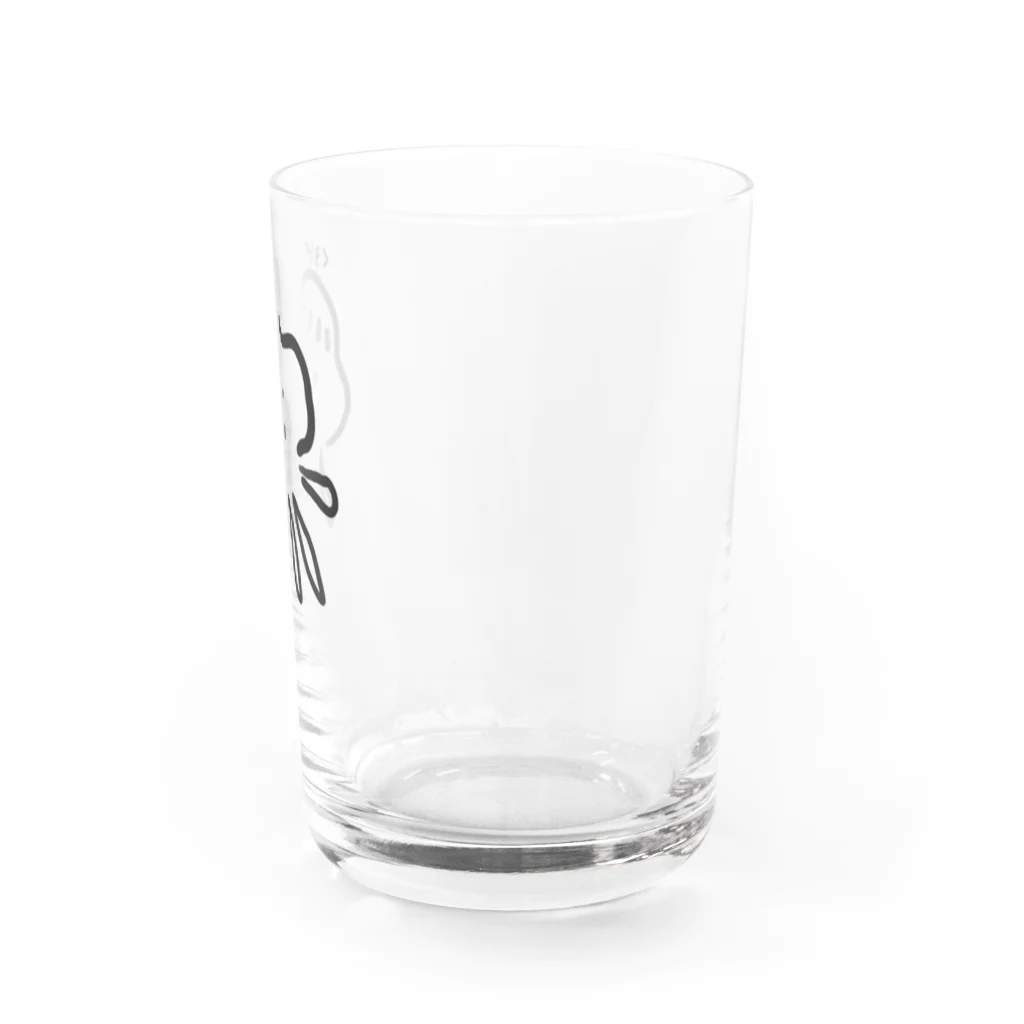 くろないとのゆるゆるくらげちゃん Water Glass :right