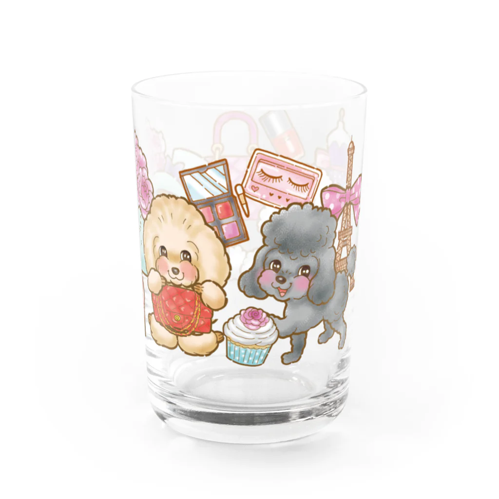 あとりえピノコのパリモードトイプーちゃん Water Glass :right