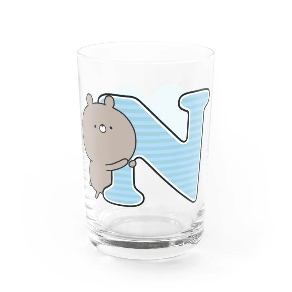 ユウィズのラブカップルくま🧡N Water Glass :right