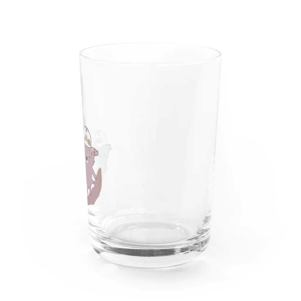 Kumibarcalow_のお子さまランチいぬ Water Glass :right